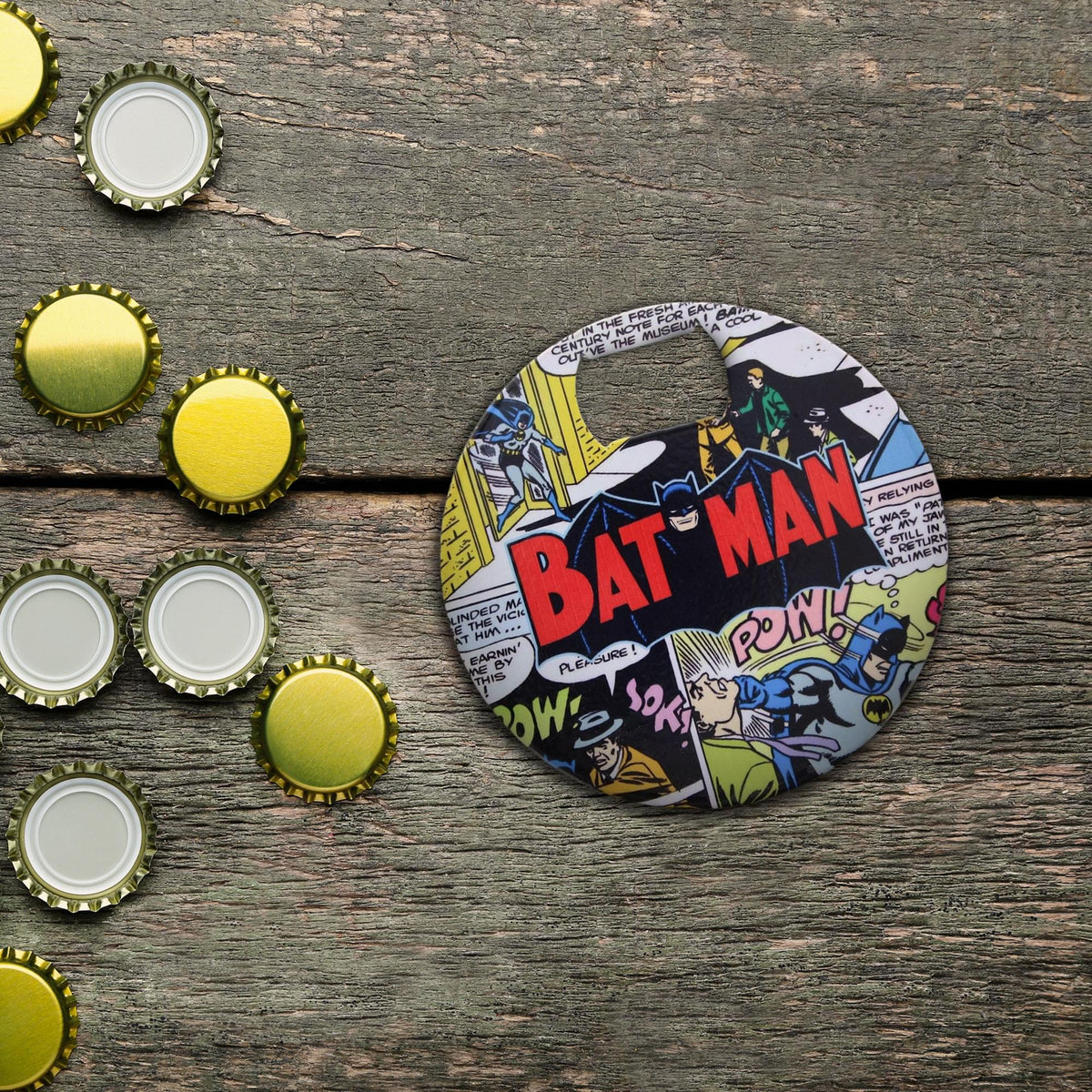DC Comics Batman Comic Coaster Bottle Opener