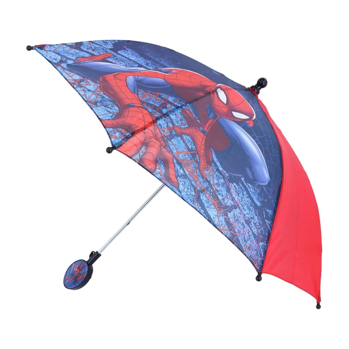 Marvel Spider-Man 21-Inch Kid's Umbrella With Clamshell Handle