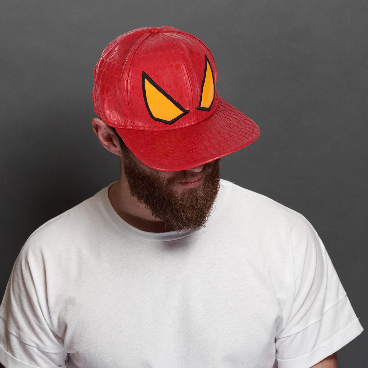 The Amazing Spider-Man Men's Snapback Red Cap