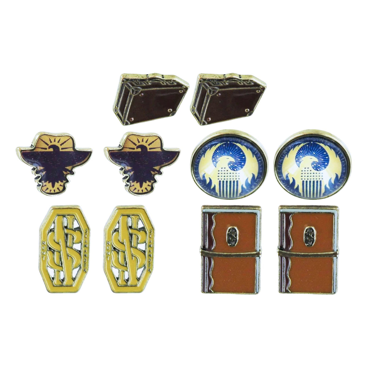 Fantastic Beasts And Where To Find Them 5-Pack Earring Set