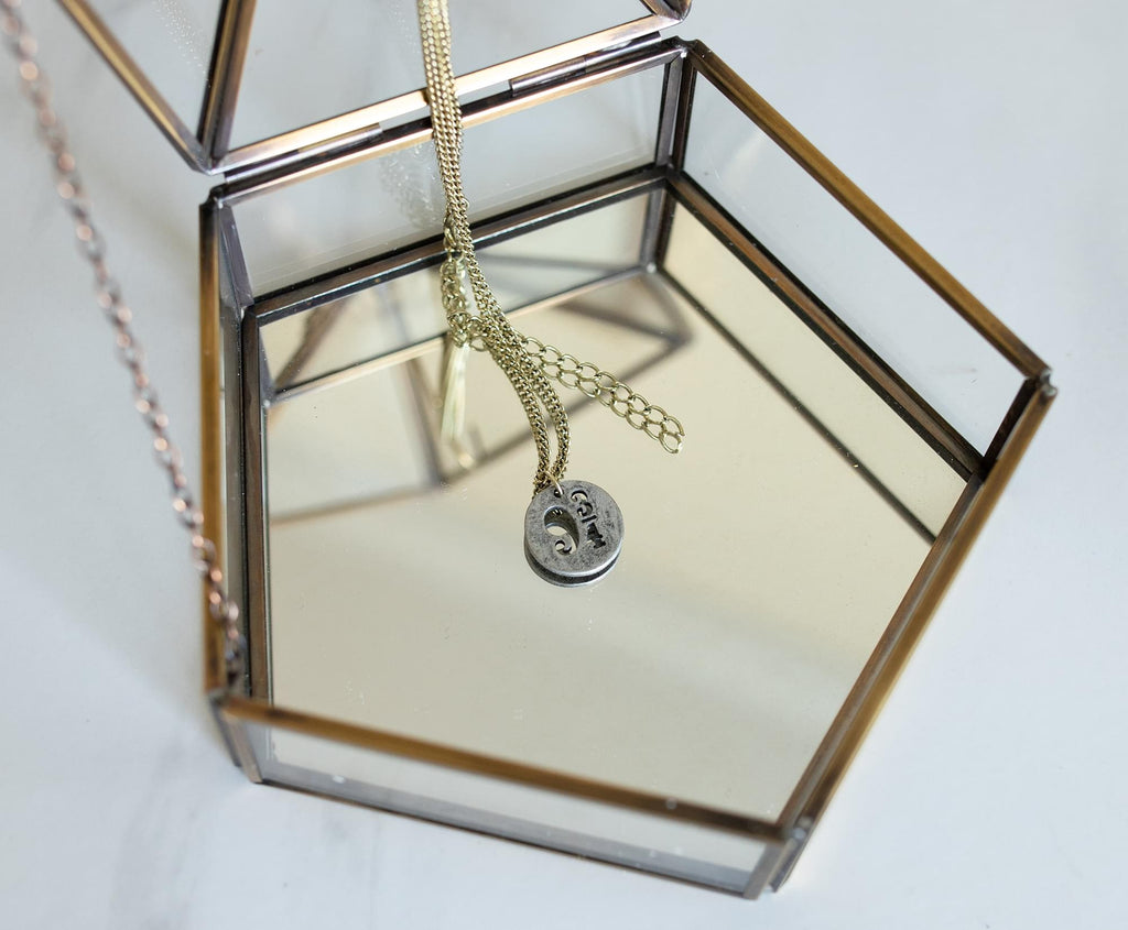 Harry Potter Platform 9 3/4 Cut Out Pendant Necklace