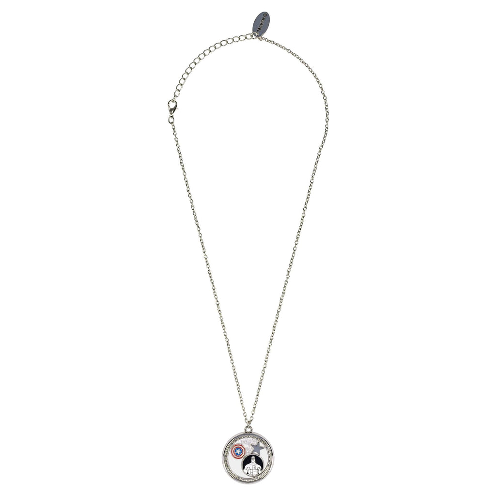 Captain America Charm Shaker Necklace