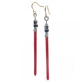 Star Wars Red Light Saber Earrings