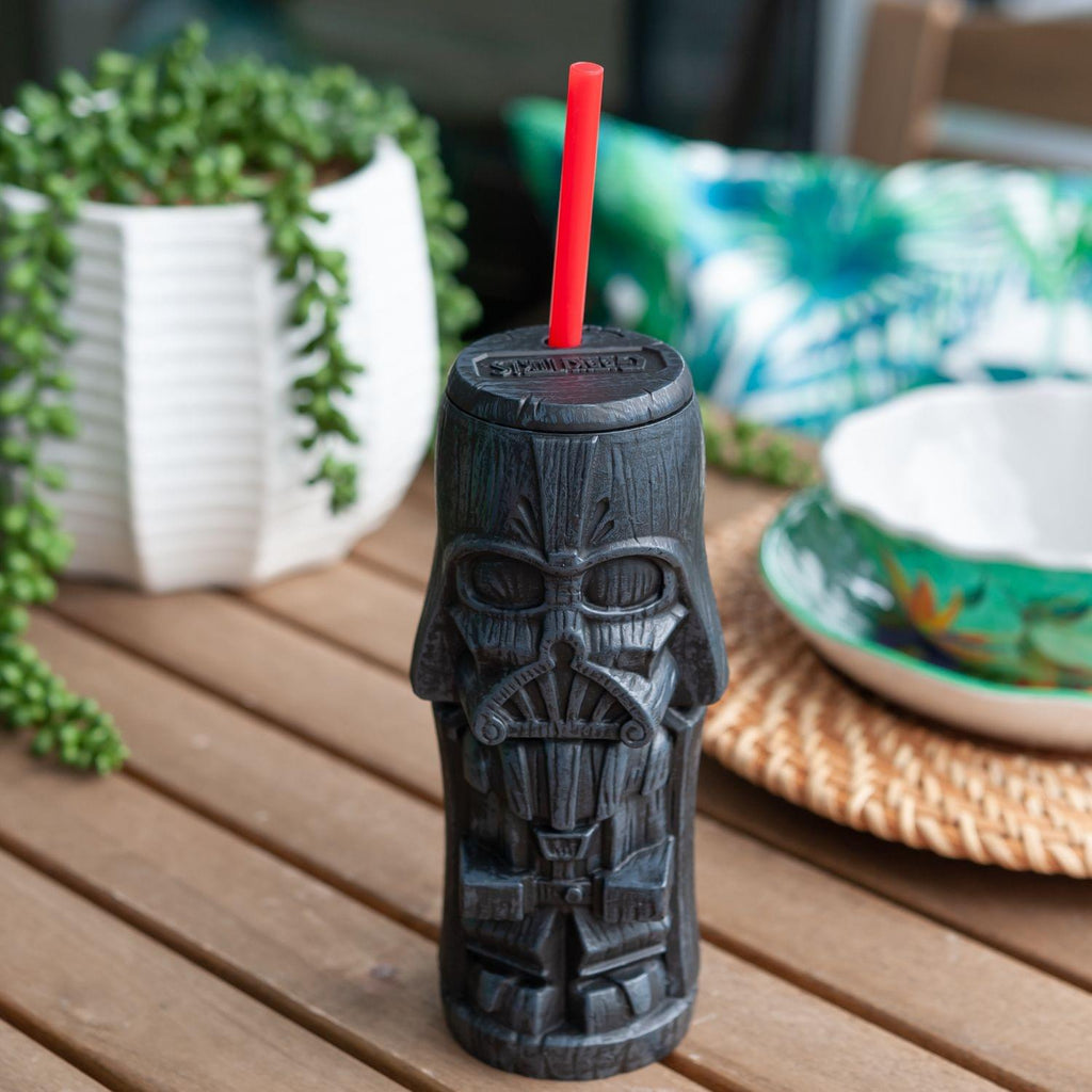 Geeki Tikis Star Wars Darth Vader Tumbler | Tiki Style Cup | Holds 19 Ounces