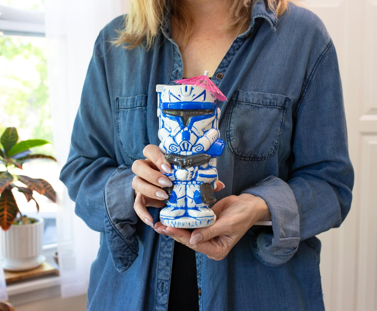 Geeki Tikis Star Wars Captain Rex Ceramic Mug | Holds 15 Ounces