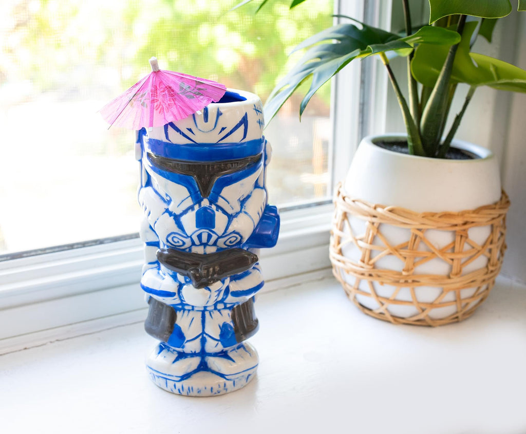 Geeki Tikis Star Wars Captain Rex Ceramic Mug | Holds 15 Ounces