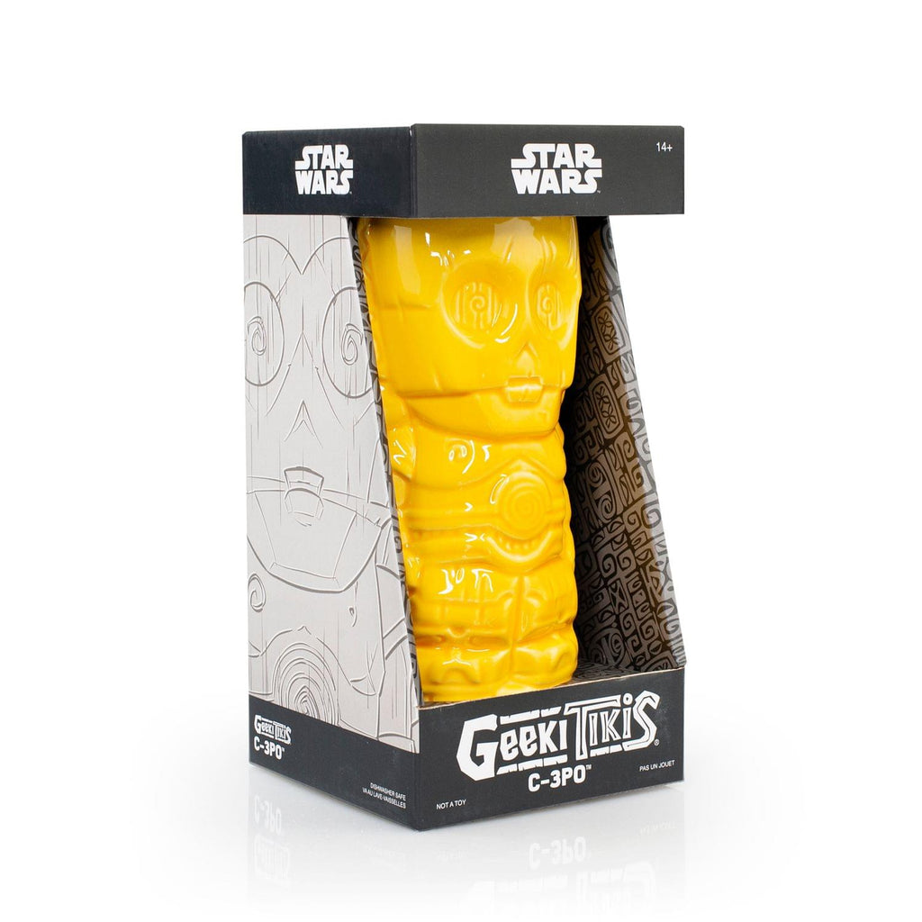 Geeki Tikis Star Wars C-3PO Mug | Crafted Ceramic | Holds 14 Ounces