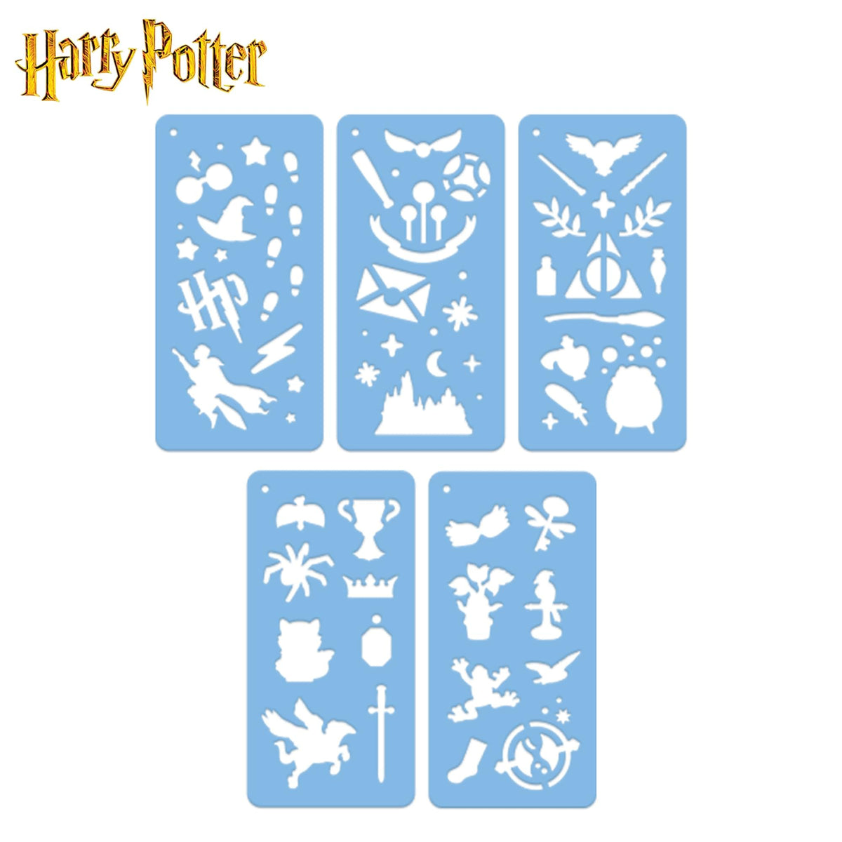 Harry Potter 5-Page Stencil Book