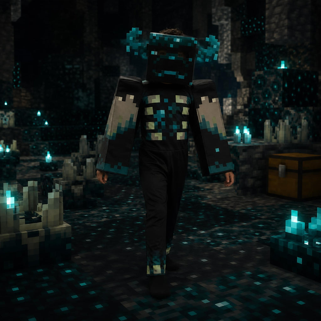 Minecraft Warden Deluxe Boys Costume