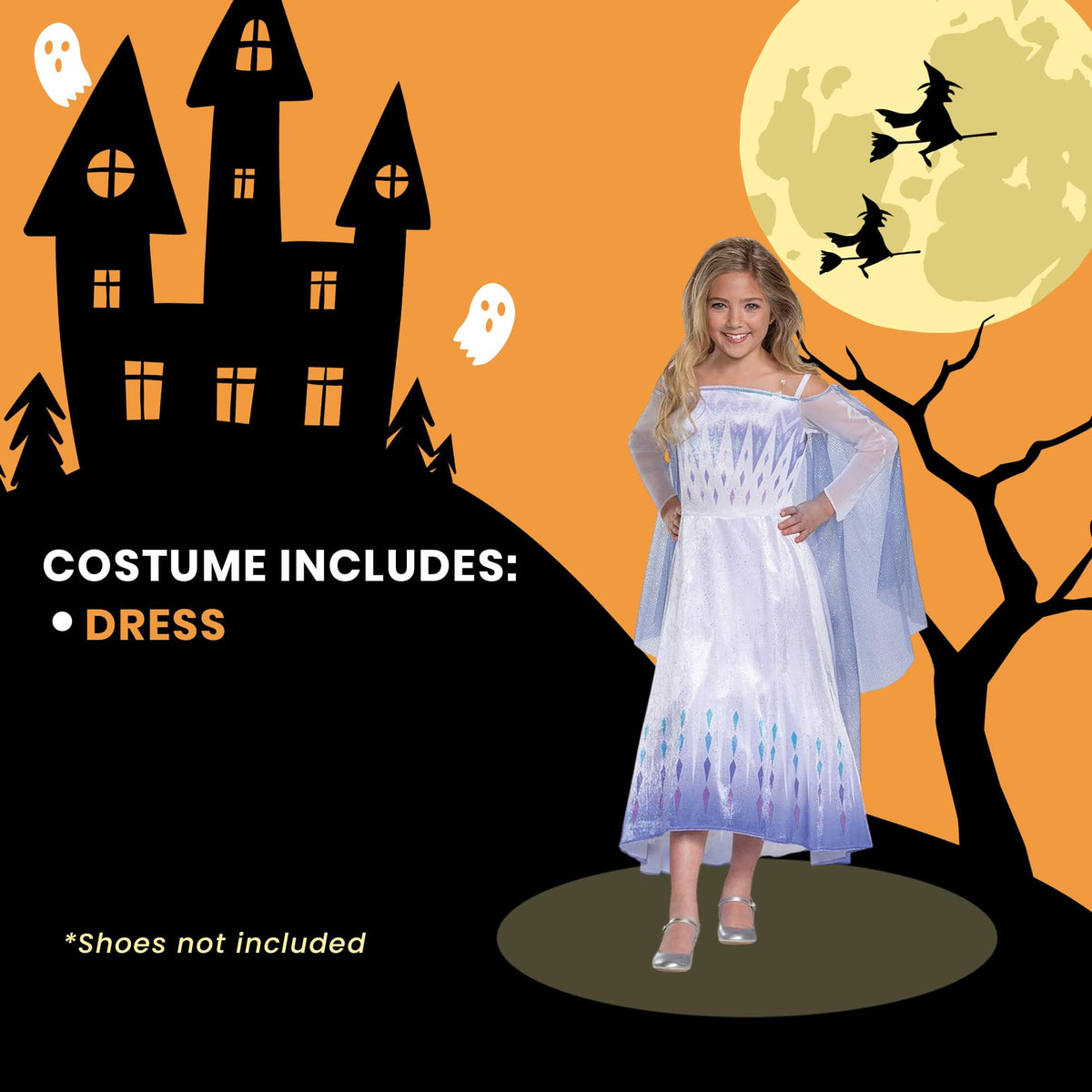 Disney Frozen 2 Elsa Classic Girls Costume