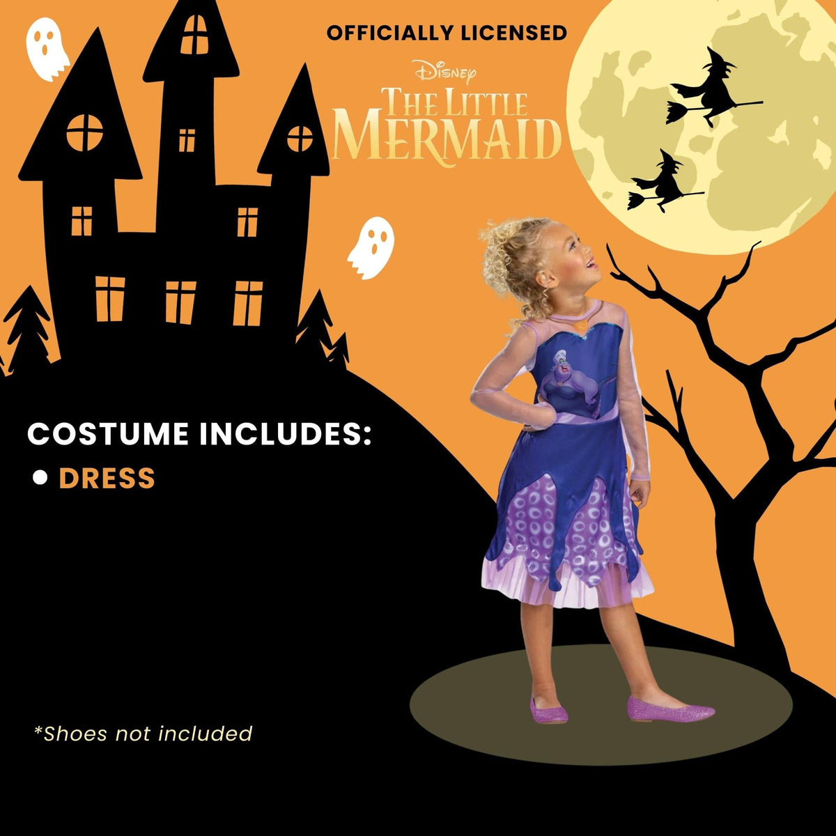 Child Disney Villians Ursula Classic Costume