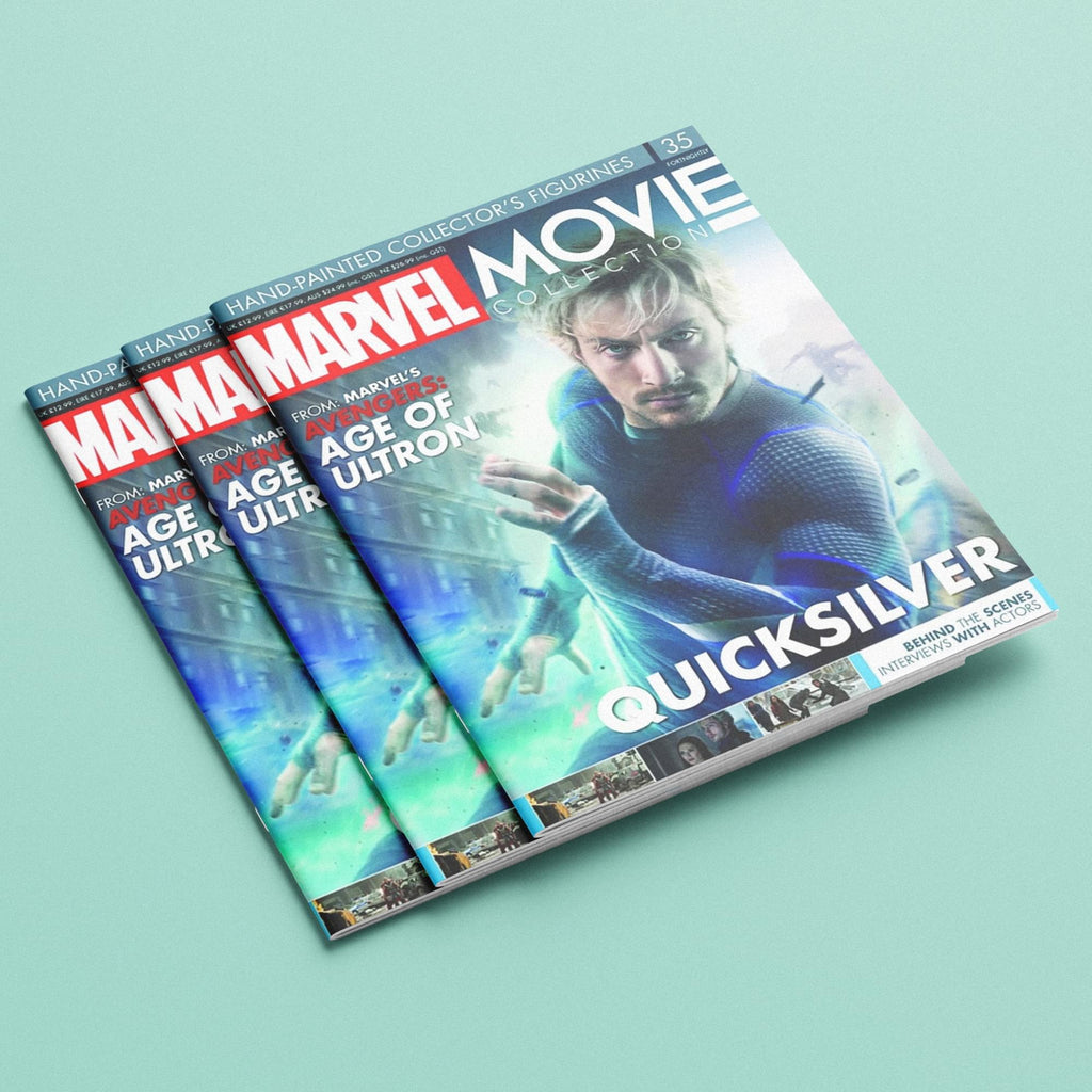 Eaglemoss Marvel Movie Collection Magazine Issue #35 Quicksilver