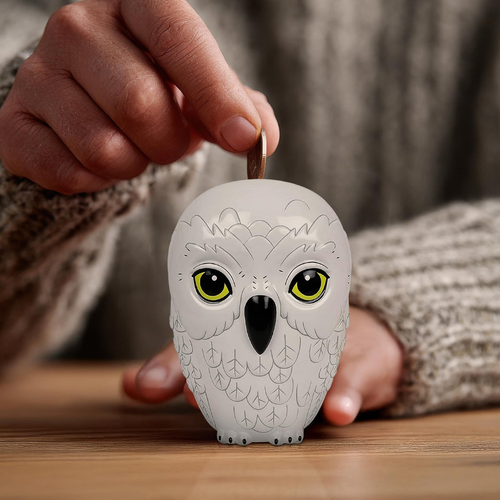 Harry Potter Hedwig The Owl Ceramic Coin Bank