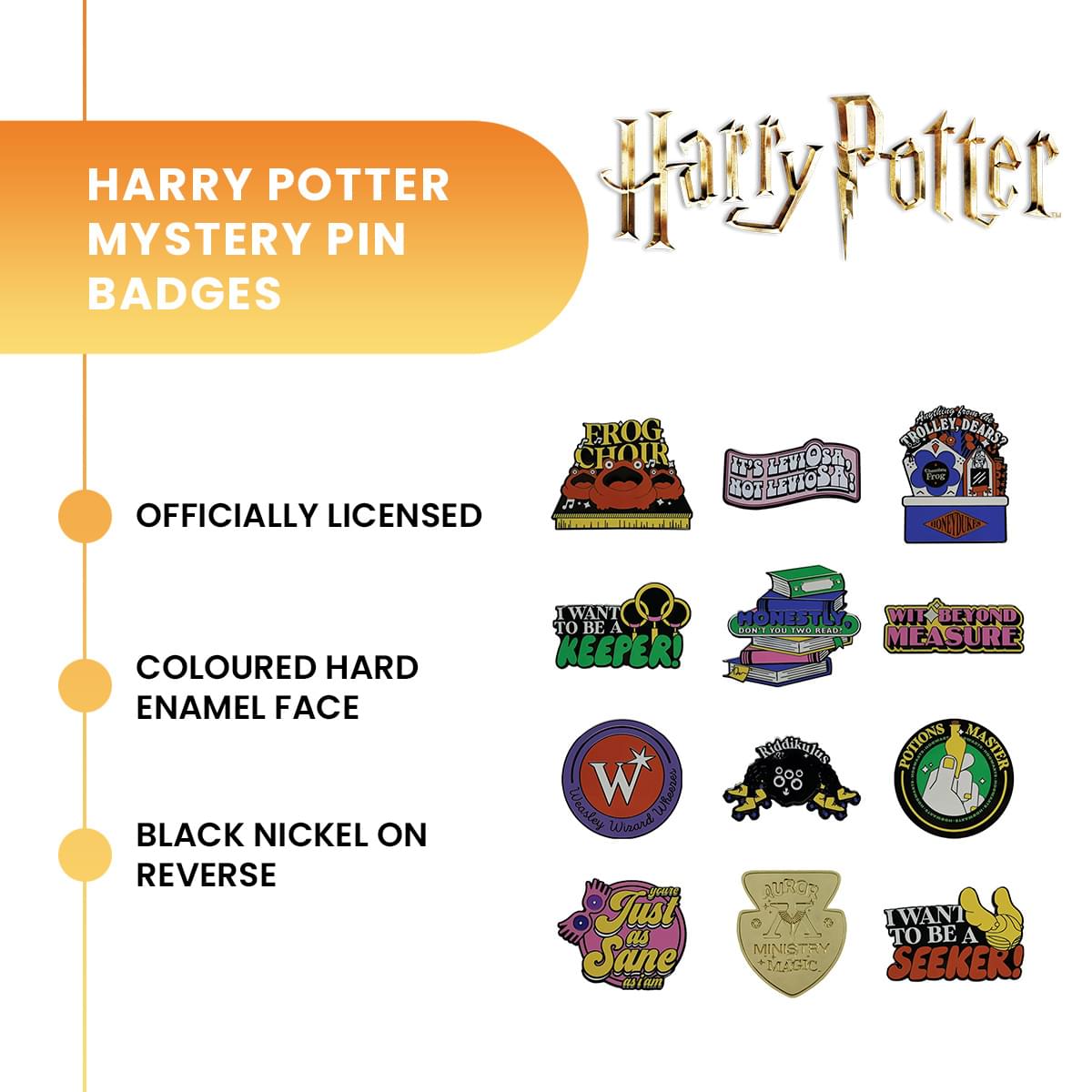 Harry Potter Mystery Enamel Pin | One Random