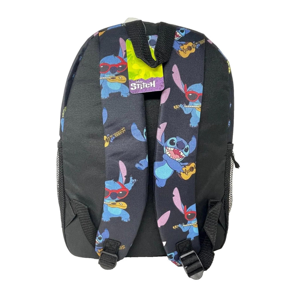 Disney Lilo & Stitch Pineapple & Guitar Print 16 Inch Kids Backpack