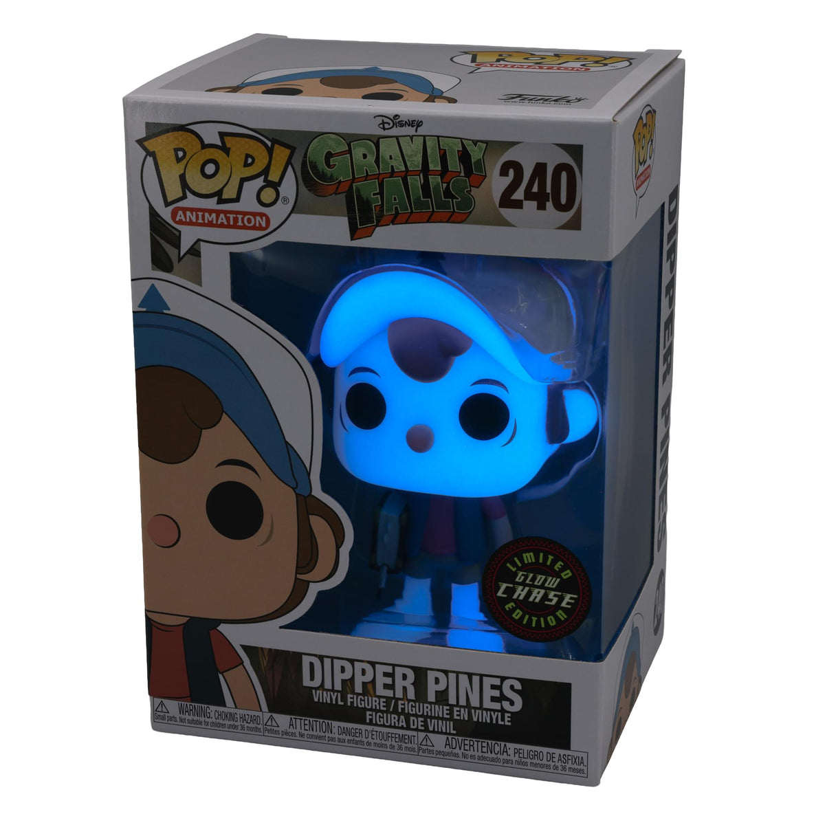 Disney Gravity Falls Funko POP | Dipper Pines Limited Edition Glow-In-The-Dark Chase