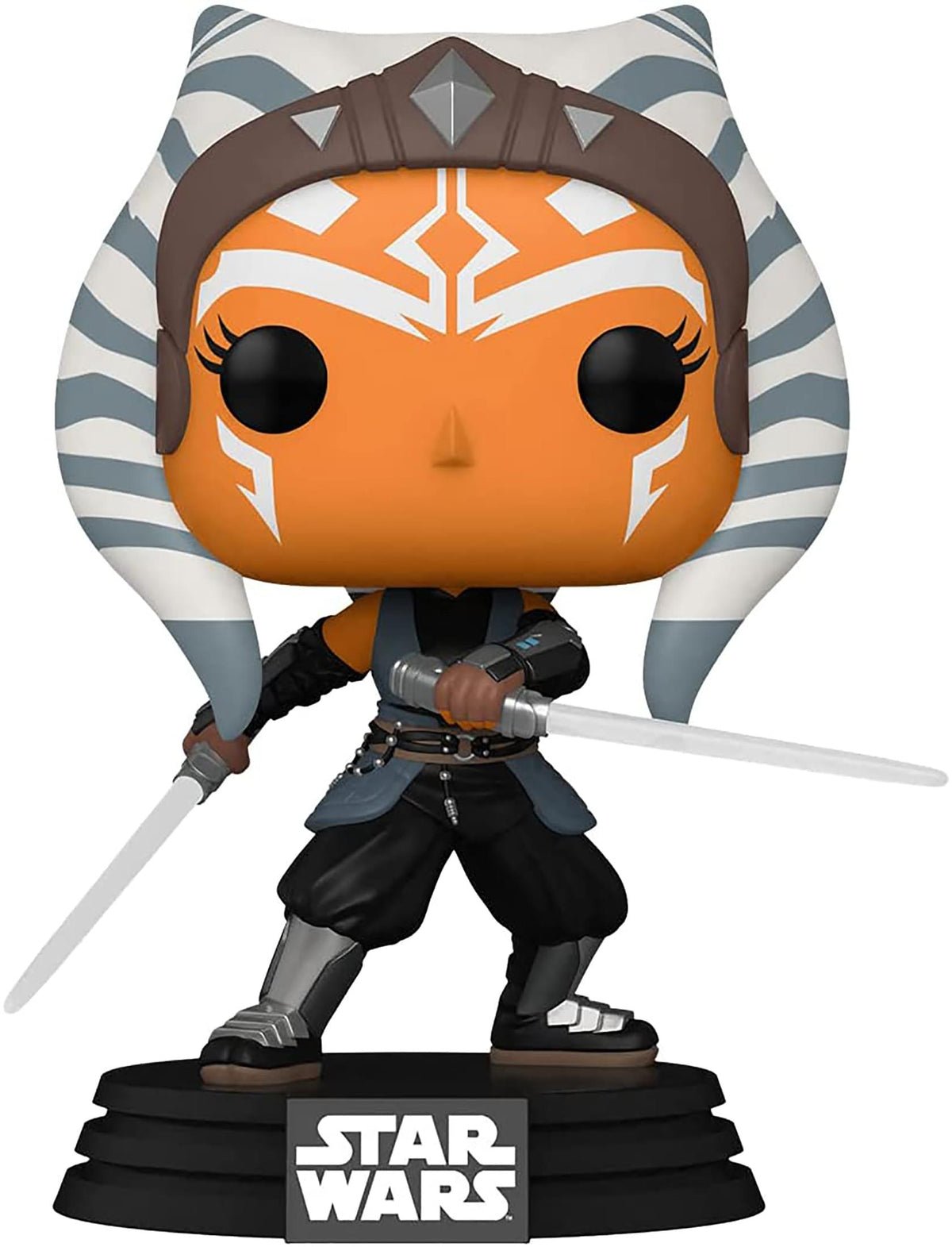 Star Wars Mandalorian Funko POP Vinyl Figure | Ahsoka with Lightsabers