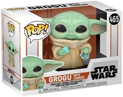 Star Wars Mandalorian Funko POP Vinyl Figure | Grogu with Cookie