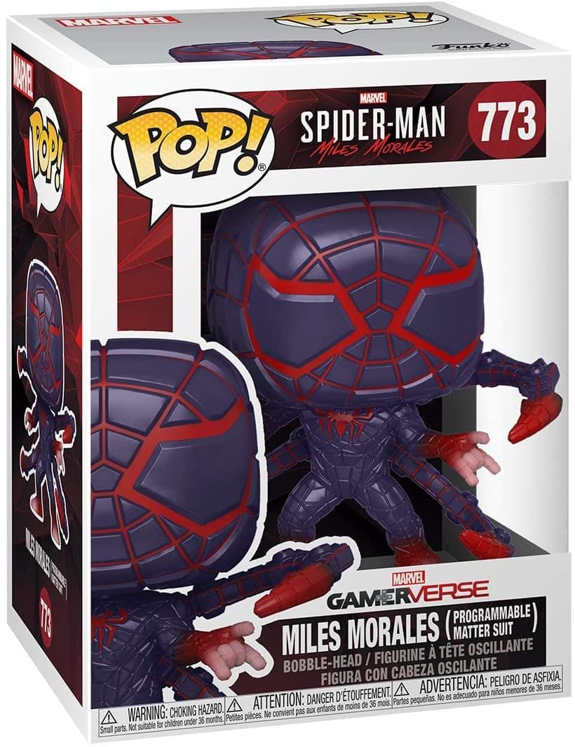 Marvel Spider-Man Funko POP Vinyl Figure | Miles Programmable Matter Suit