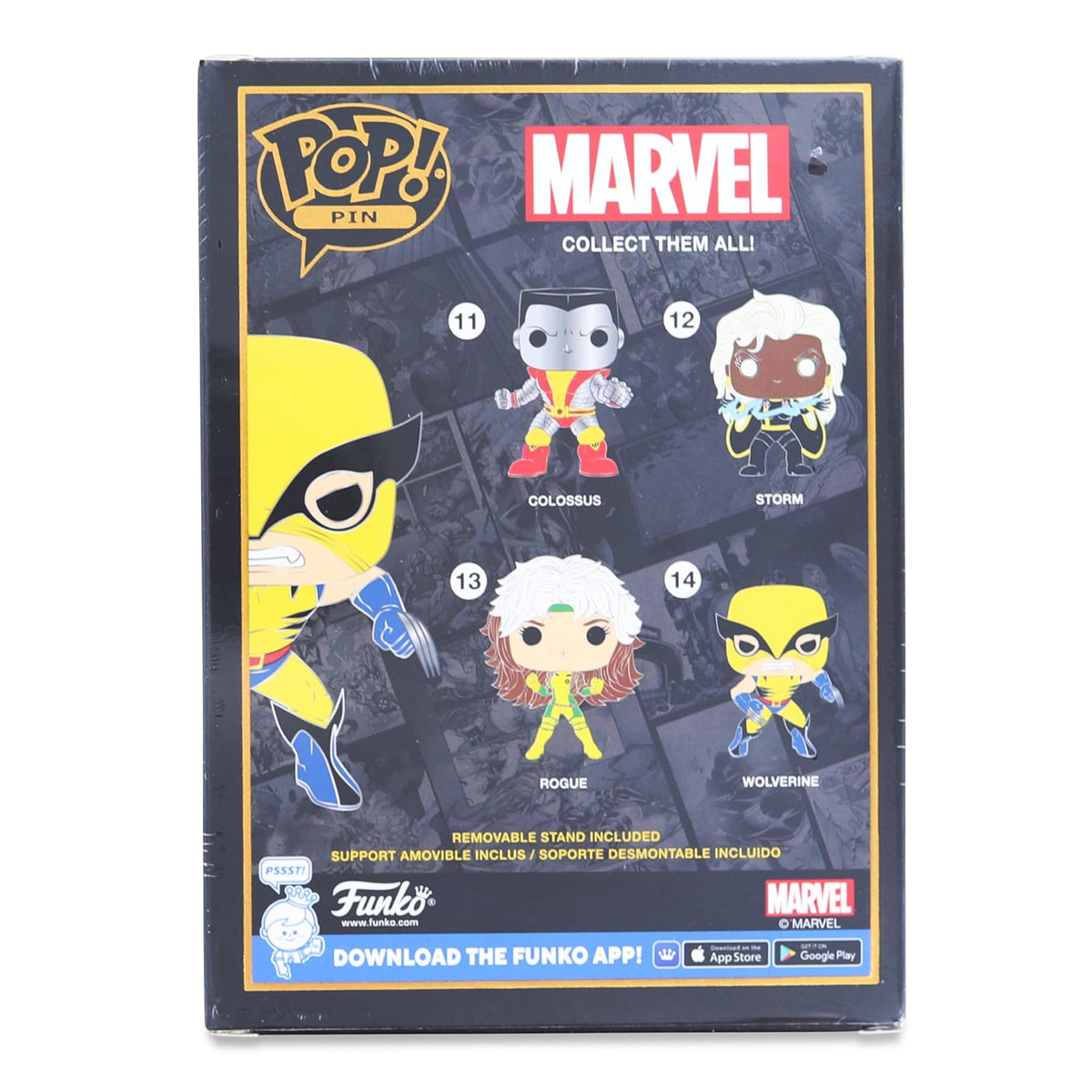Marvel X-Men 3 Inch Funko POP Pin | Wolverine CHASE