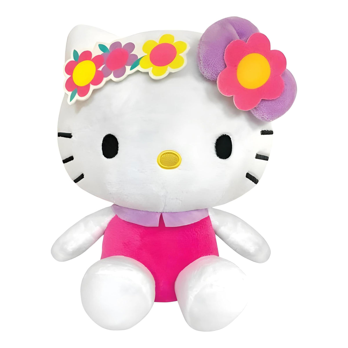 Sanrio Hello Kitty With Flower Headband 8.5 Inch Plush