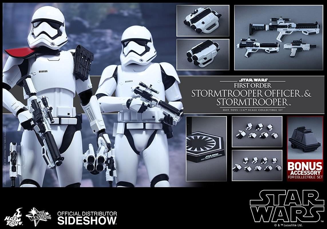 Star Wars First Order Officer and Stormtrooper 1:6 Collectible Figure Set
