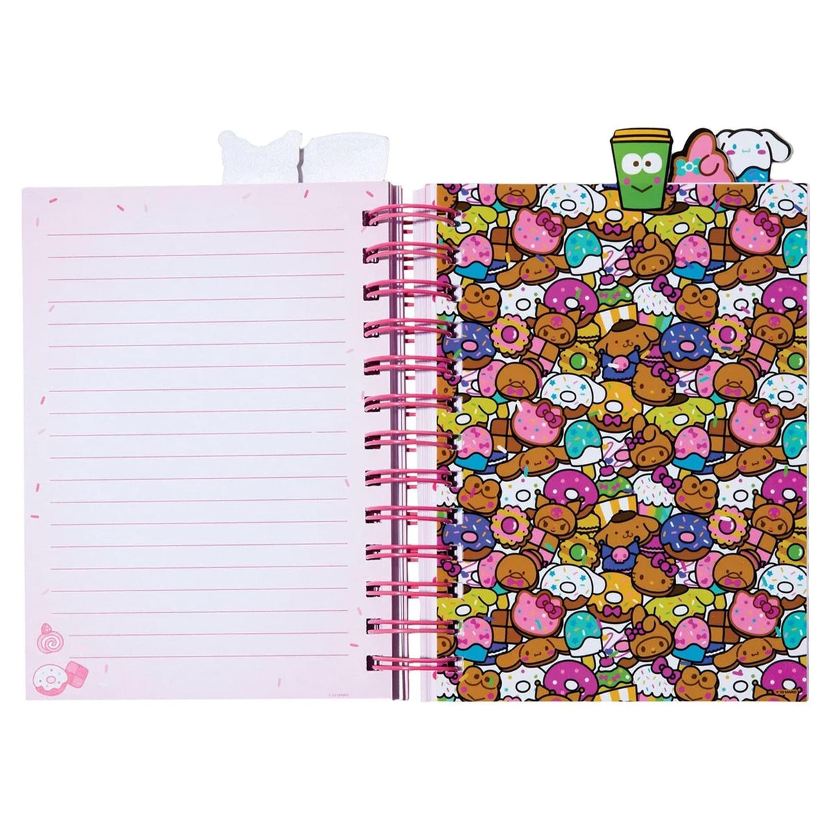 Sanrio Hello Kitty And Friends Cafe 5-Tab Spiral Notebook