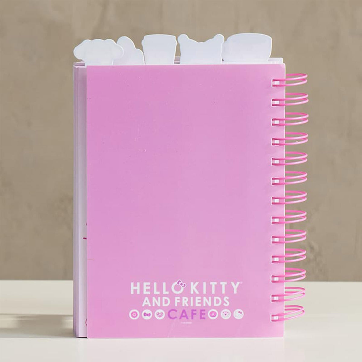 Sanrio Hello Kitty And Friends Cafe 5-Tab Spiral Notebook