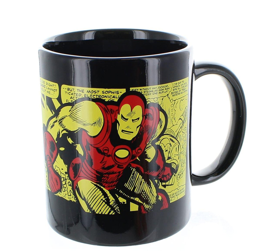 Marvel The Invincible Iron Man Comic Wrap 11 oz Ceramic Mug