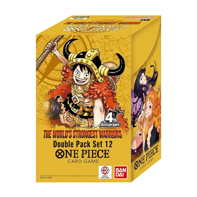 One Piece TCG Double Pack Set VOLUME 12 - the worlds strongest warriors