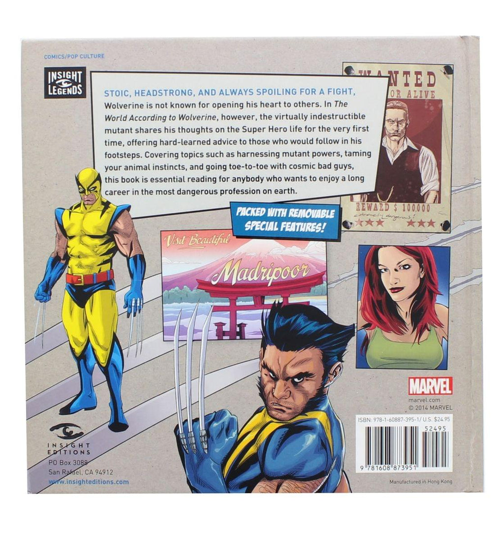 The World According to Wolverine Hardcover Book (Insight Legends)
