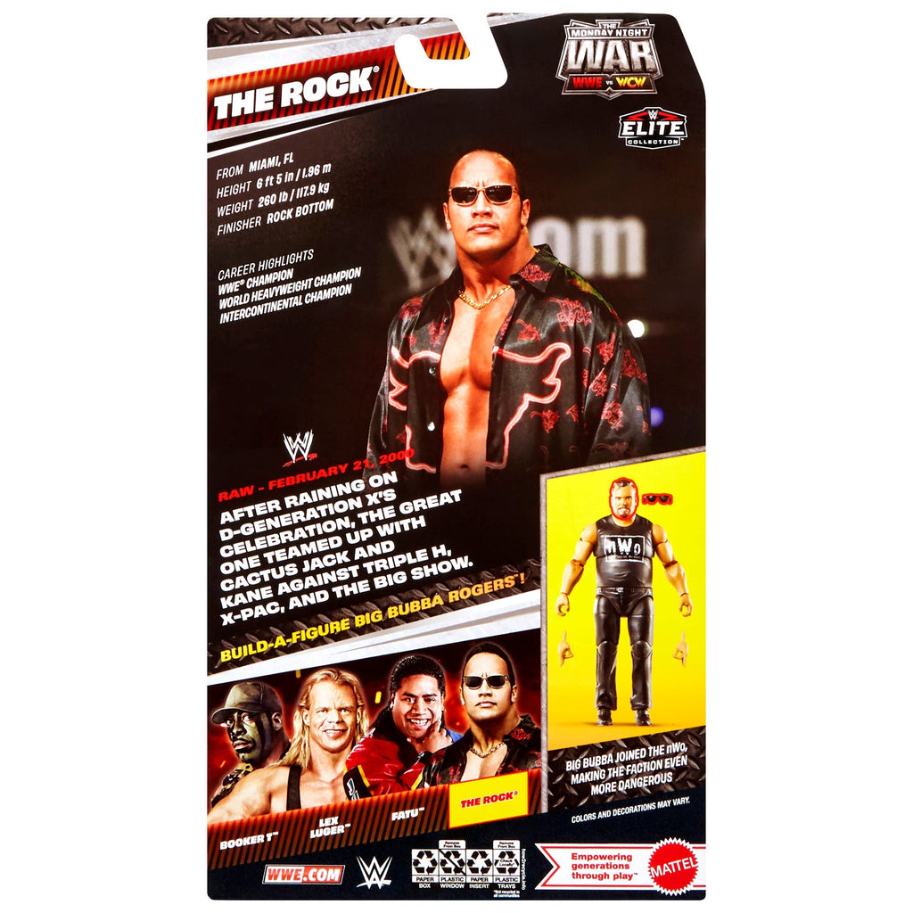 WWE Monday Night War Elite Collection The Rock Action Figure