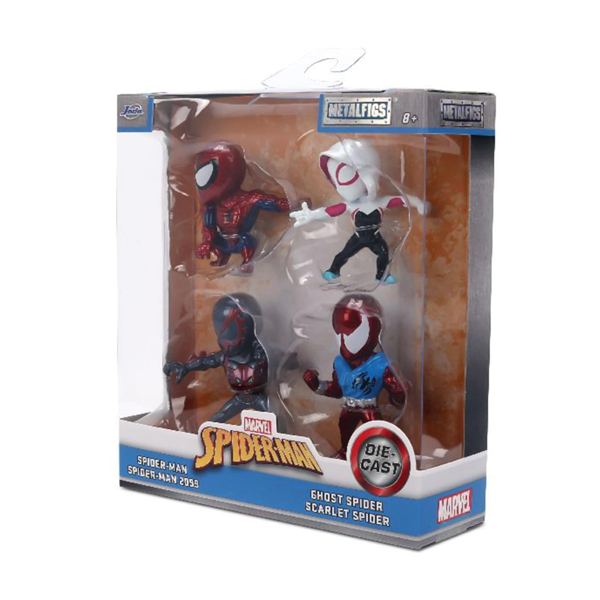 Marvel Spider-Man 2.5 Inch MetalFigs 4-Pack