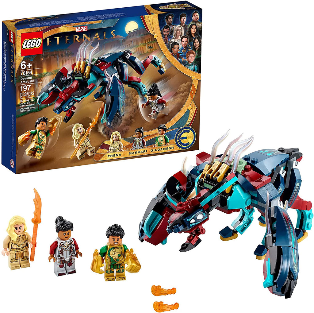 LEGO Super Heroes 76154 Eternals Deviant Ambush 197 Piece Building Kit