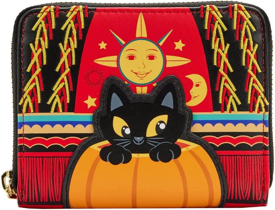 Disney Hocus Pocus Dani Binx Zip Around Wallet