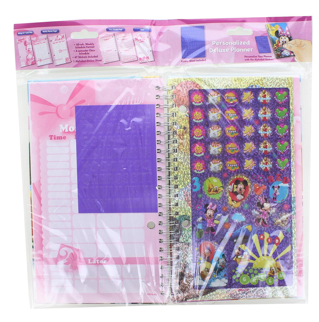 Disney Minnie Mouse Clubhouse Personalized Deluxe Planner