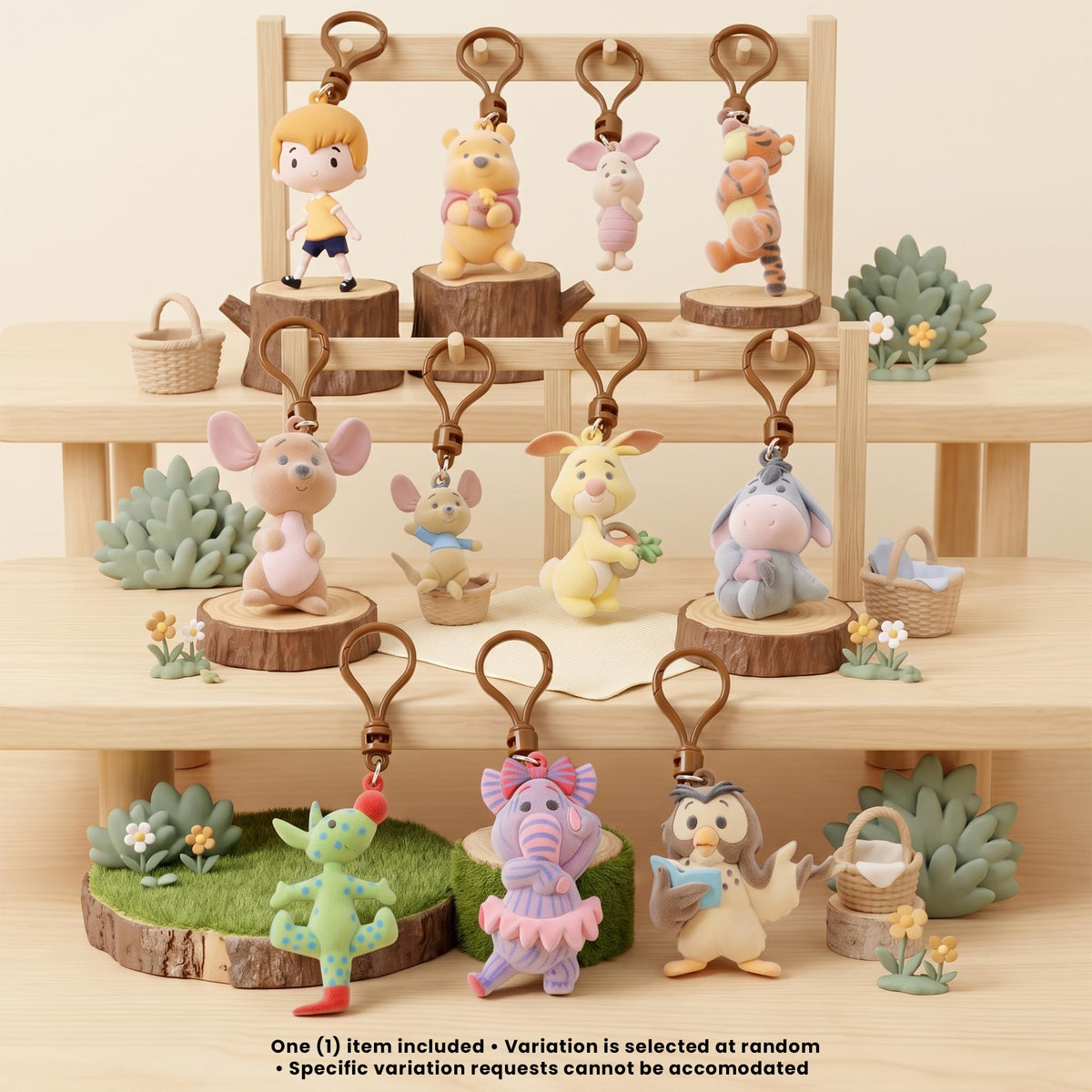 Disney Series 78 Winnie The Pooh Blind Bag 3D Foam Bag Clip | 1 Random