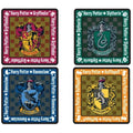 Harry Potter School Crest 4-Piece Coaster Set: Square