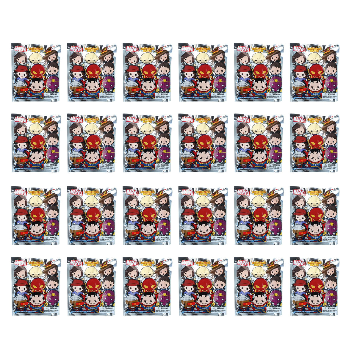 Marvel Series 8 Blind Bag Foam Figural Key Ring | Case of 24