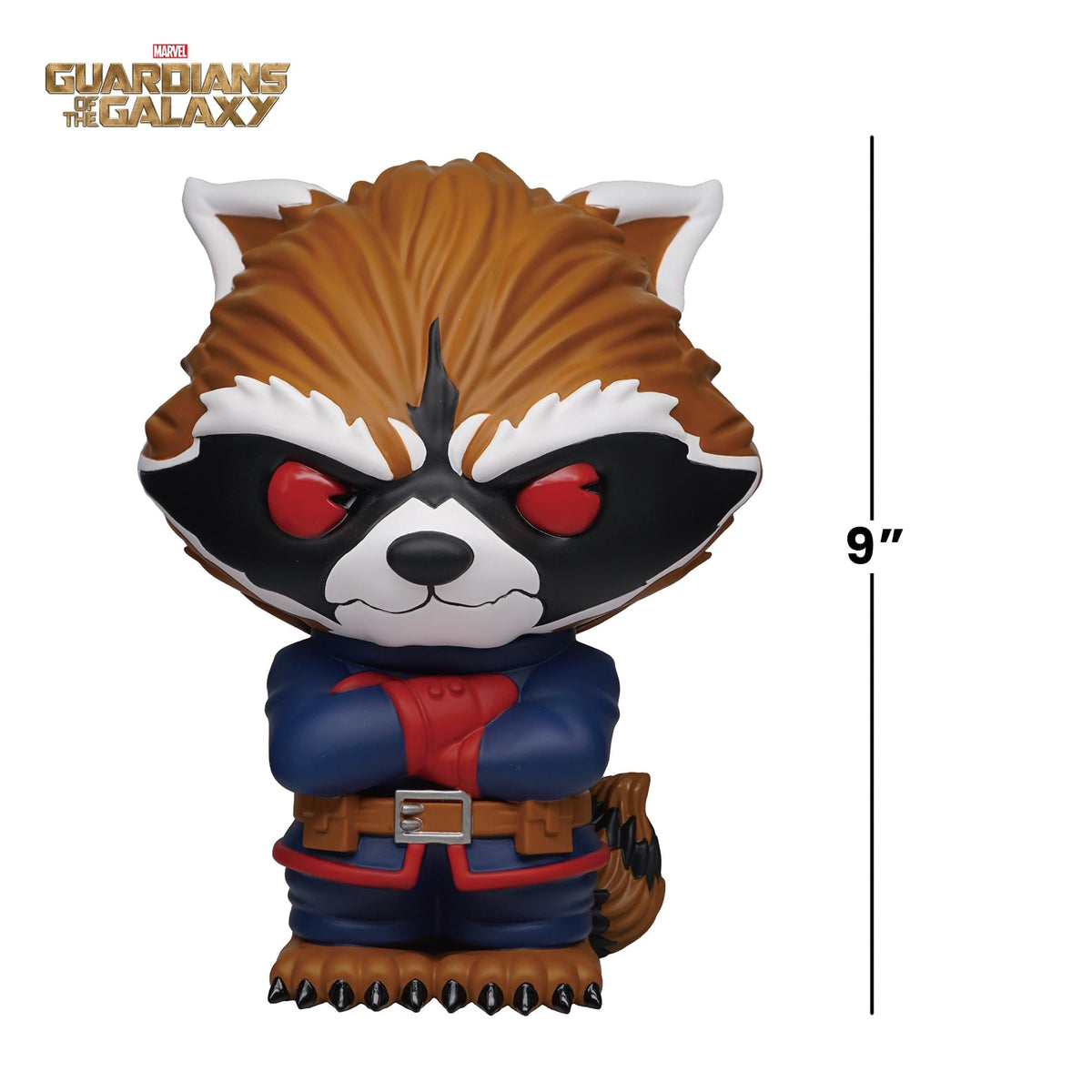 Marvel Guardians Of The Galaxy Rocket 9-Inch PVC Figural Bank
