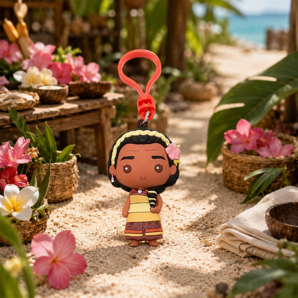 Disney Moana Series 2 Blind Bag 3D Foam Bag Clips | 3 Random