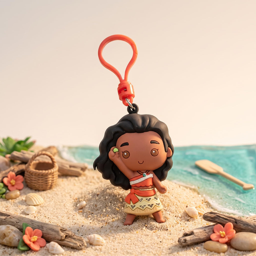 Disney Moana Series 2 Blind Bag 3D Foam Bag Clips | 3 Random