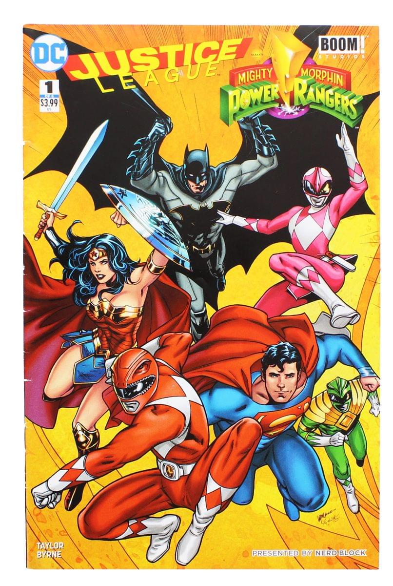 DC Justice League/Power Rangers #1 (Nerd Block Exclusive Cover)