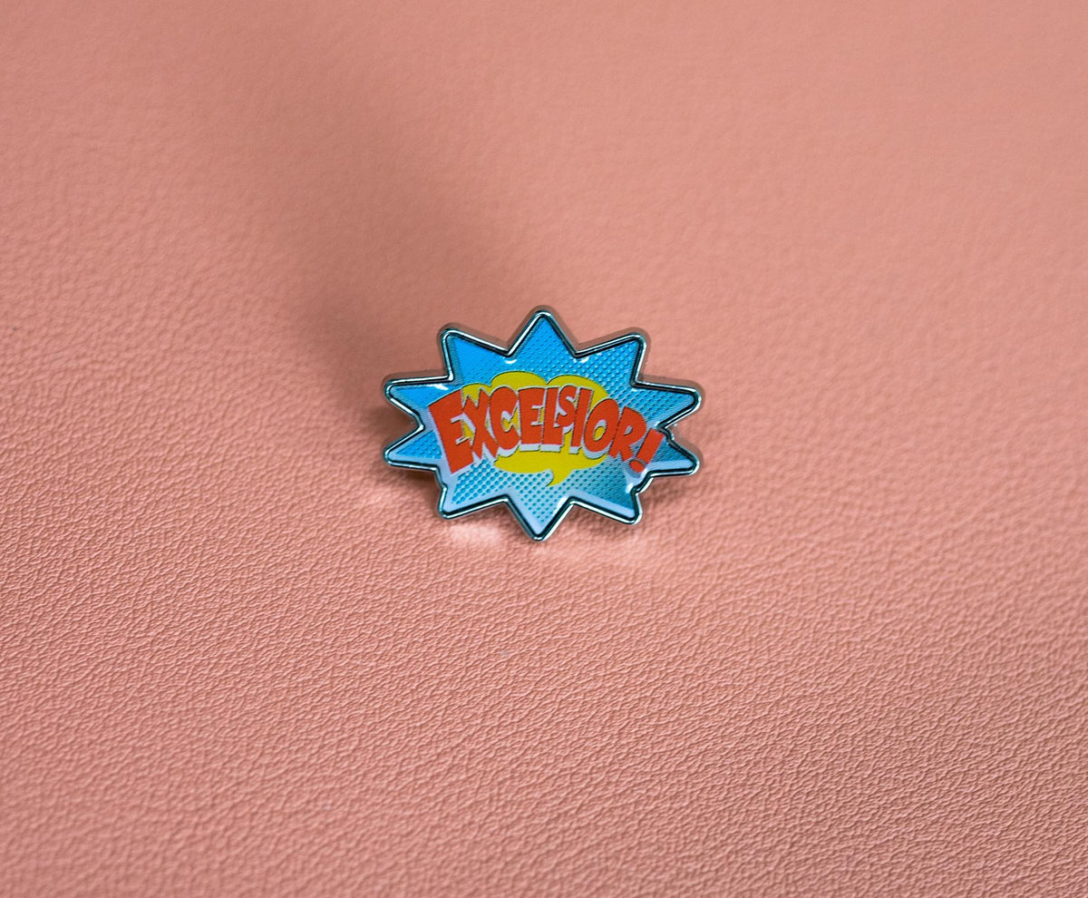 Stan Lee Excelsior Enamel Collector Pin
