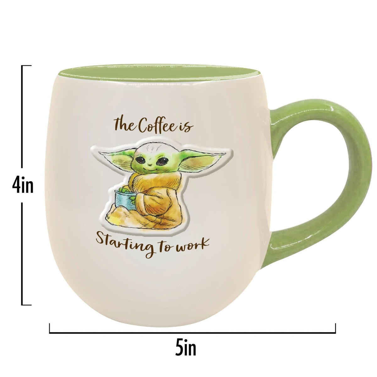 Star Wars Grogu Coffee 14oz Ceramic Mug