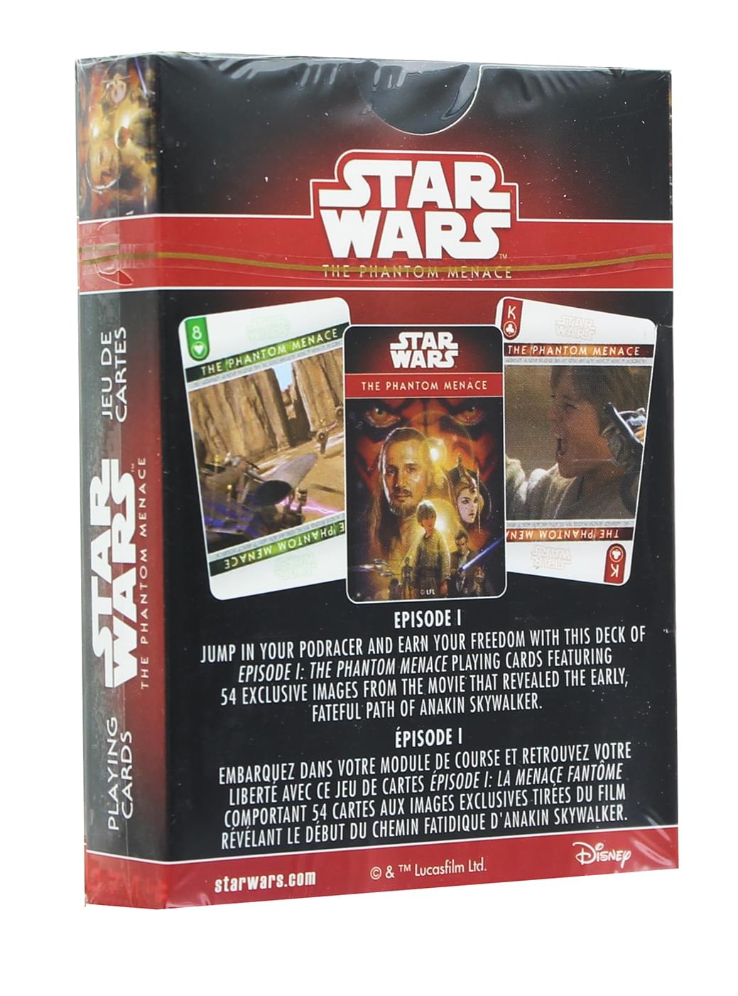 Star Wars The Phantom Menace Playing Cards