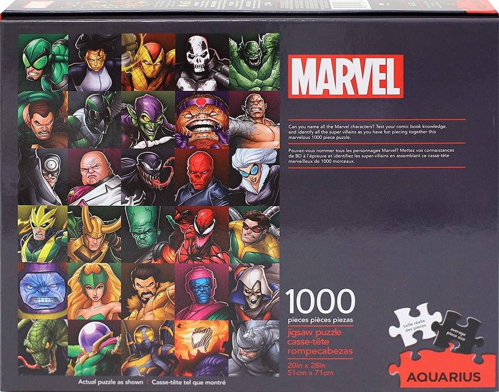 Marvel Villains Collage 1000 Piece Jigsaw Puzzle