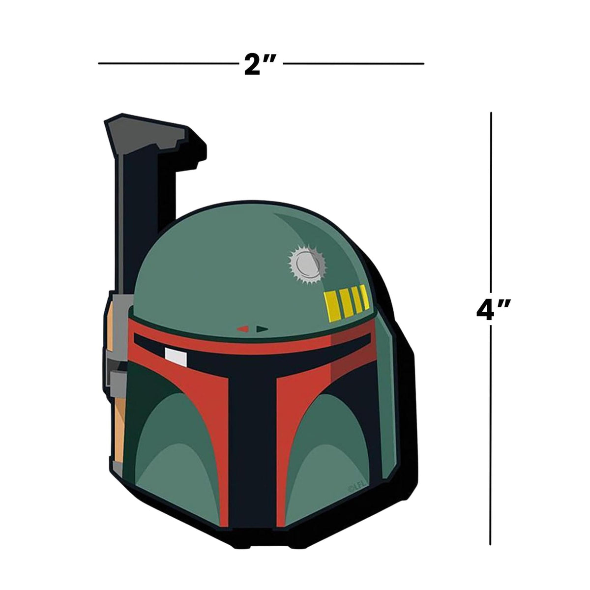 Star Wars Boba Fett Helmet Funky Chunky Magnet