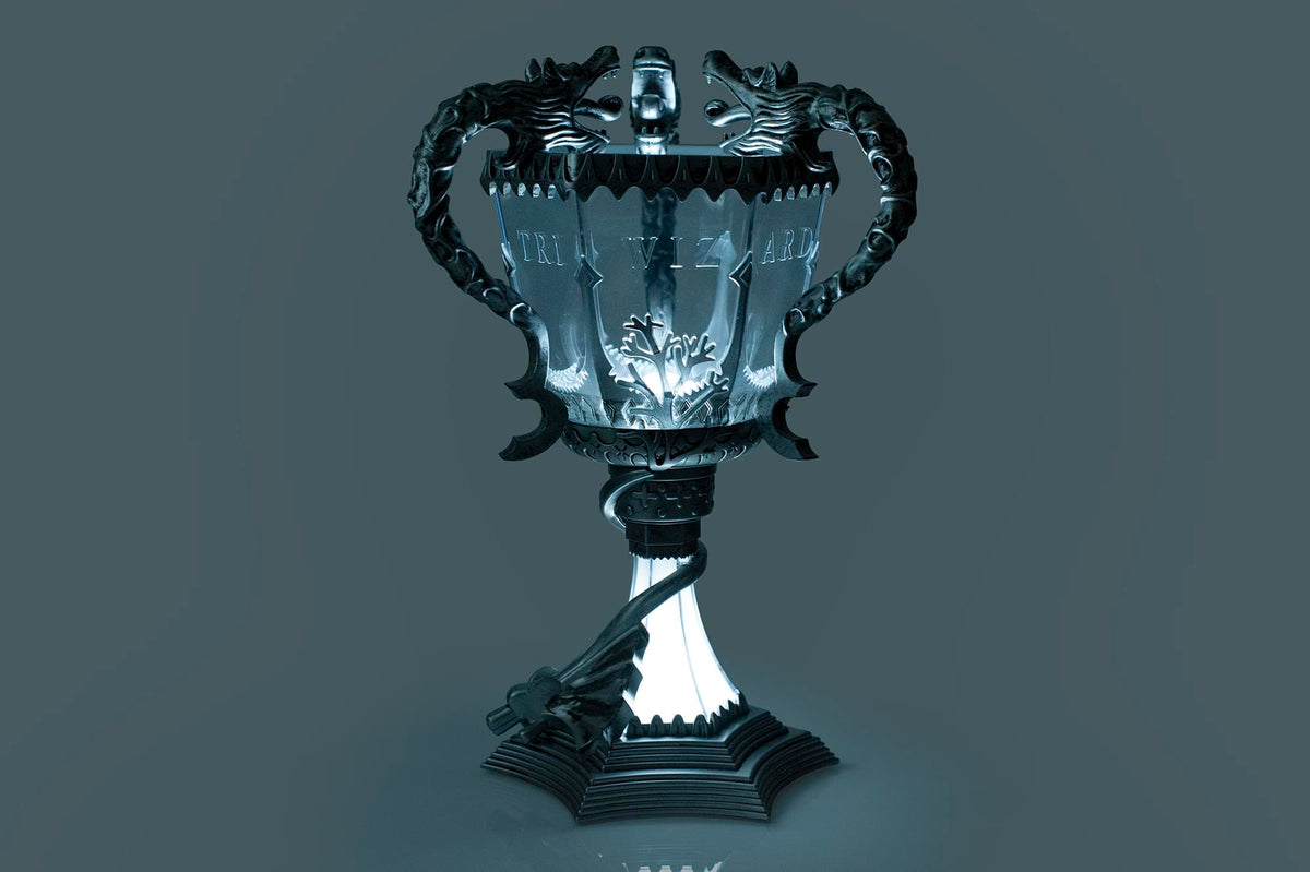 Harry Potter Triwizard Cup Battery Operated Mood Light | 13-Inch Tall LED Lamp