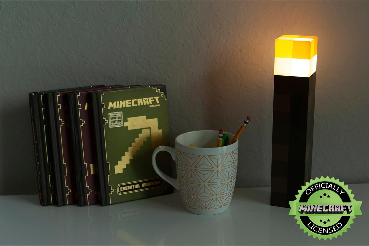 Minecraft Brownstone Torch 11.5-Inch LED Mood Light
